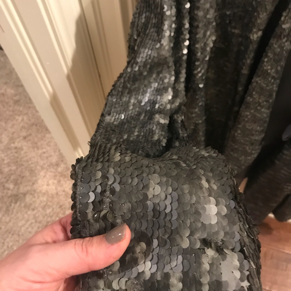 Free People grey sequins jacket - Picture 6 of 8